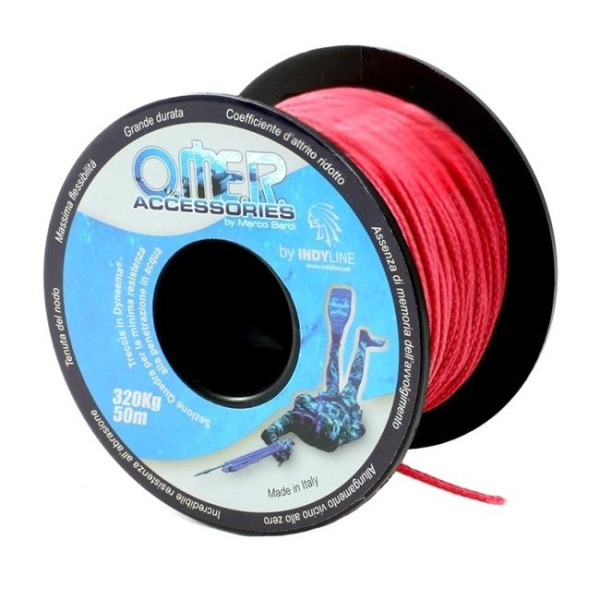 Линь DYNEEMA (нагрузка 320кг) красный